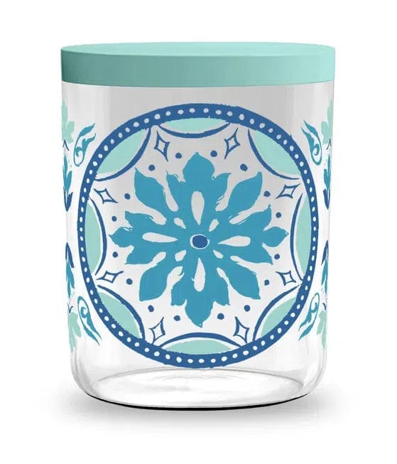 Snowflake clear-shatterproof treat jar