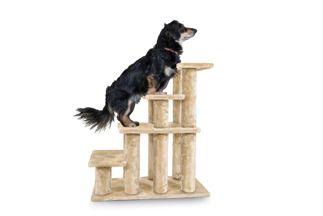 cream 4 step pet stairs