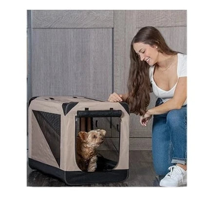 portable folding fabric dog crate