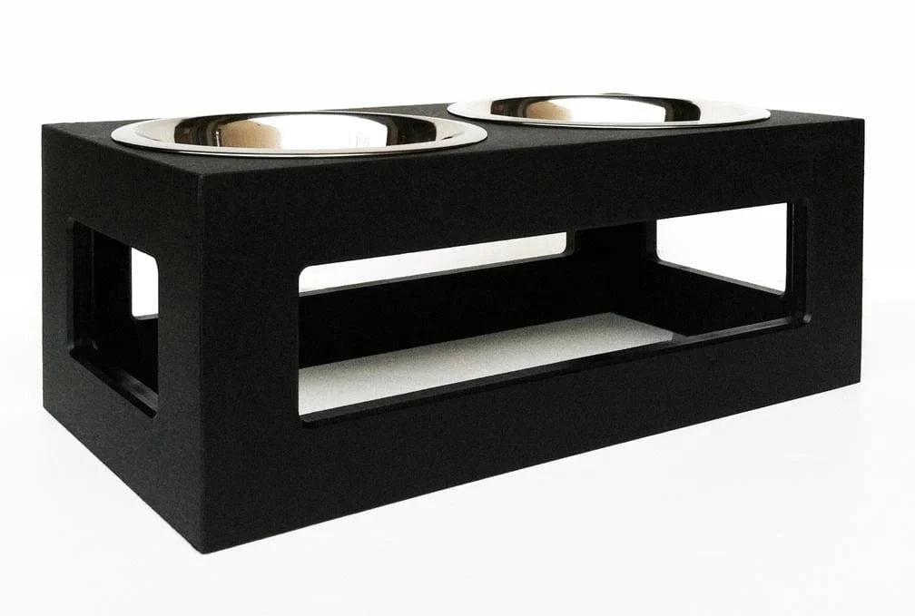 outdoor dog bowls - black