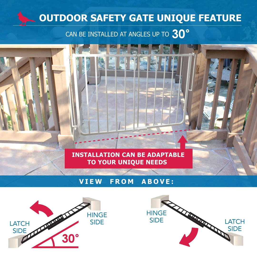 Indoor/Outdoor Steel Hardware Mount Gate