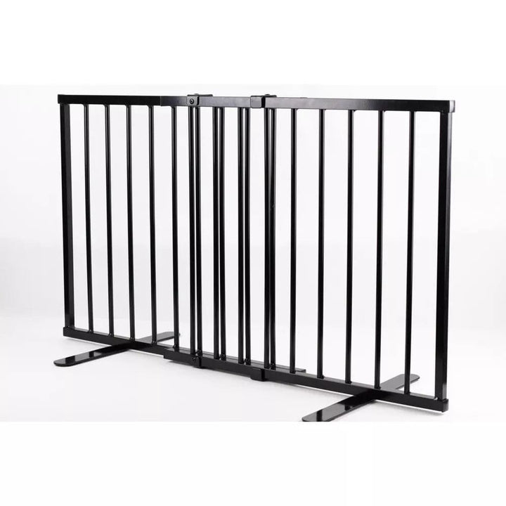 black metal pet gate 20 in. tall