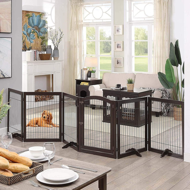 indoor dog gate -black  multiple configurations