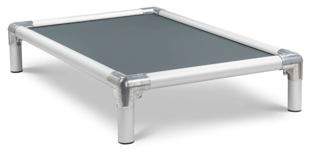 dog cot aluminum green
