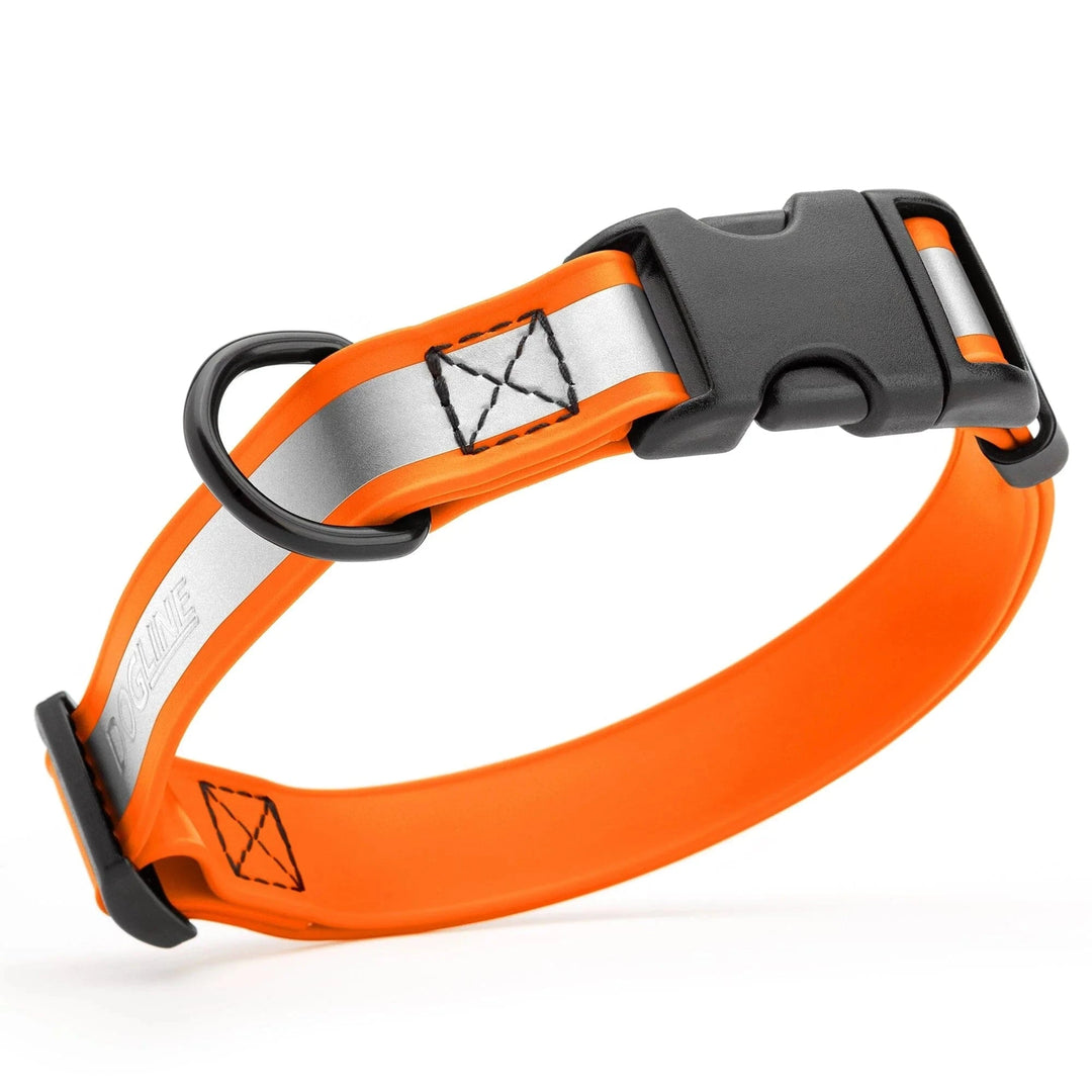 orange reflective dog collars