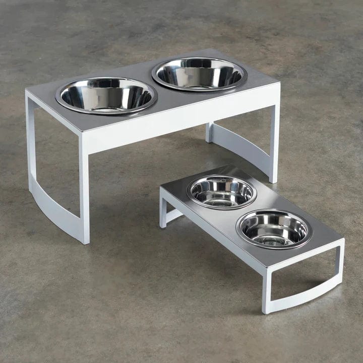 Industrial Dog Feeding Station Stainless Top – OfficialDogHouse