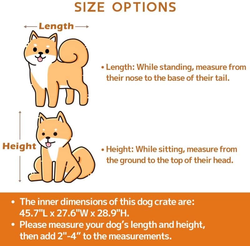 Metal Crate for Anxious Dogs