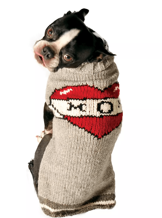 Chilly Dog Charcoal Stripe Sweater Small