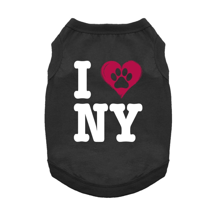 i love ny dog shirt tank pitbull sizes