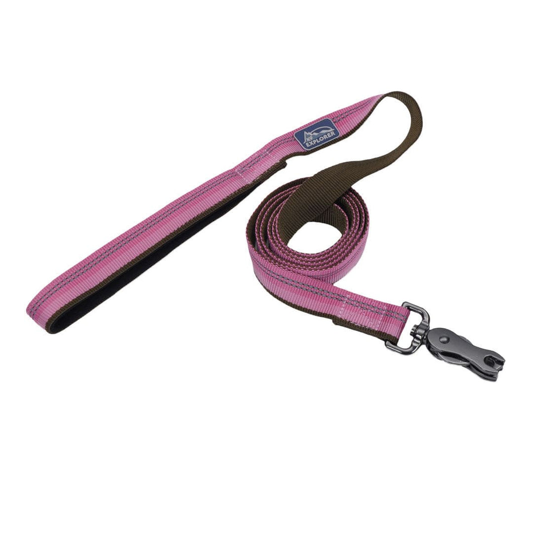 Reflective Dog Lead - Rosebud