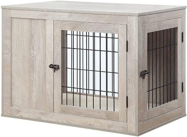 Light gray-luxury dog crate