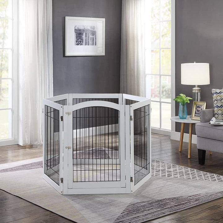 wooden indoor dog pen playpen