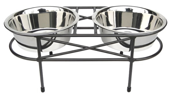 black- Elevated Dog Feeder - Dakota