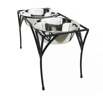 Double Dish Raised Dog Diner RDB27