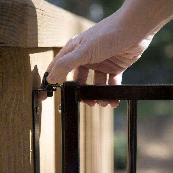 latch detail for gate