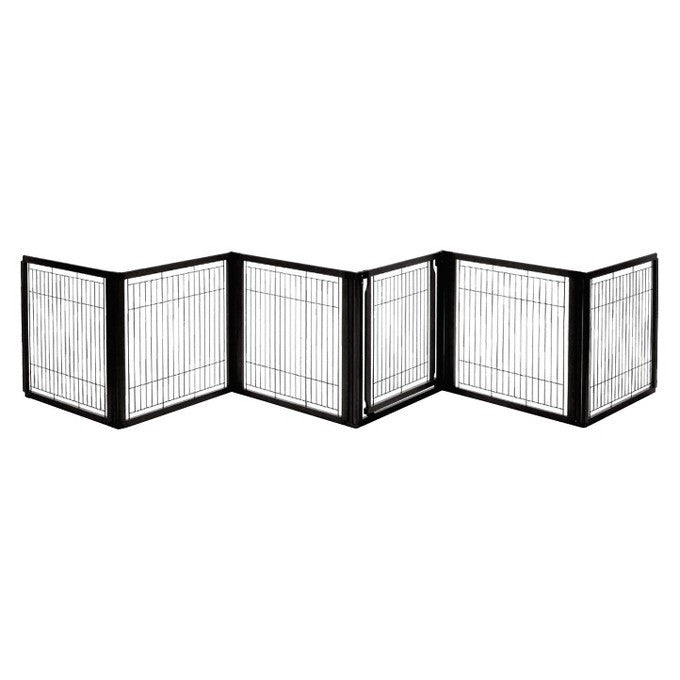 Convertible Elite 6 panel indoor gate- Black