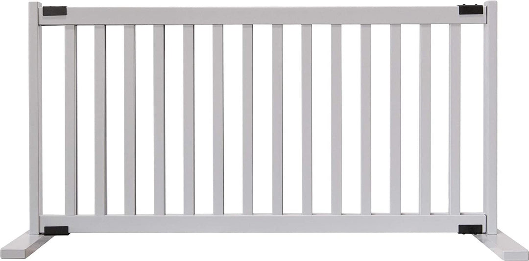 Gray Wide- Step over amish crafted wood gate