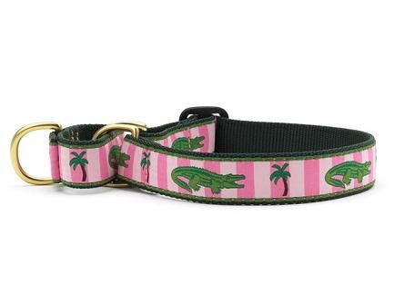 Martingale dog collar-Alligator Print