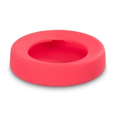 No Splash Silicone Dog Water Bowl -watermellon color