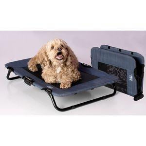 Folding Outdoor pet-cot -blue 20 x 30 inches