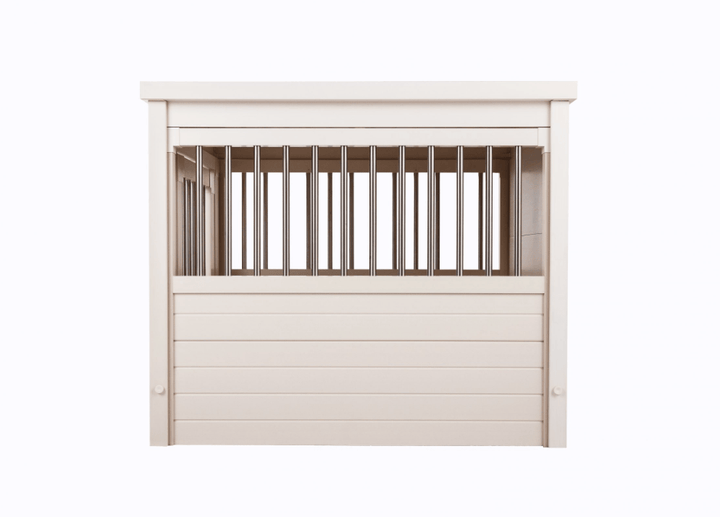 New Age-Plastic dog crate furniture-white