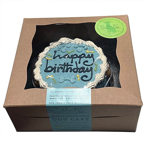 dog birthday cake