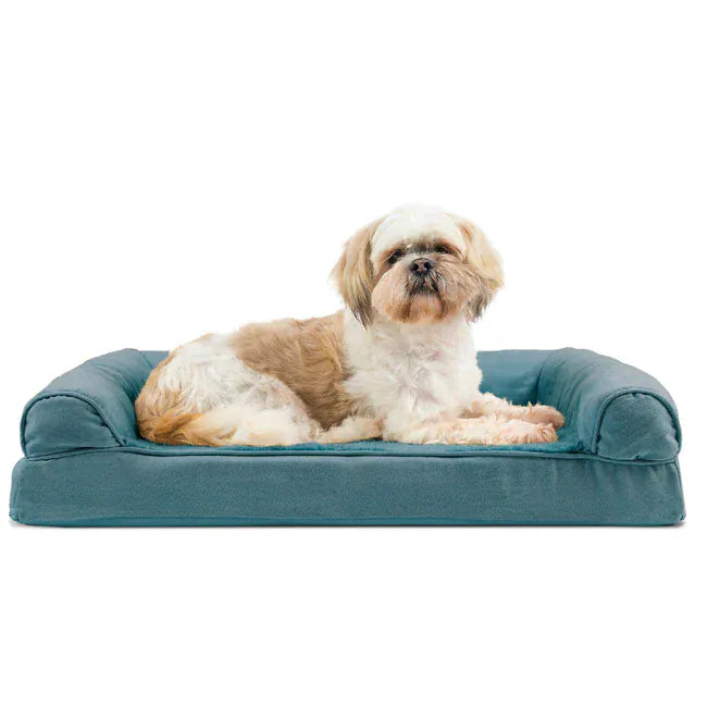 Plush Suede Memory Foam Sofa Bed