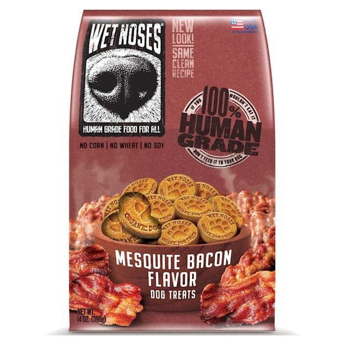 wet noses bacon dog treats 14 ounces