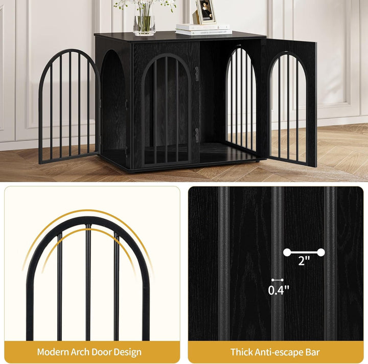 Arched Door Pet Crate -2 colors