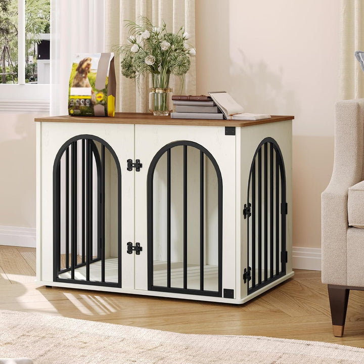 4 door pet crate w arched doors 