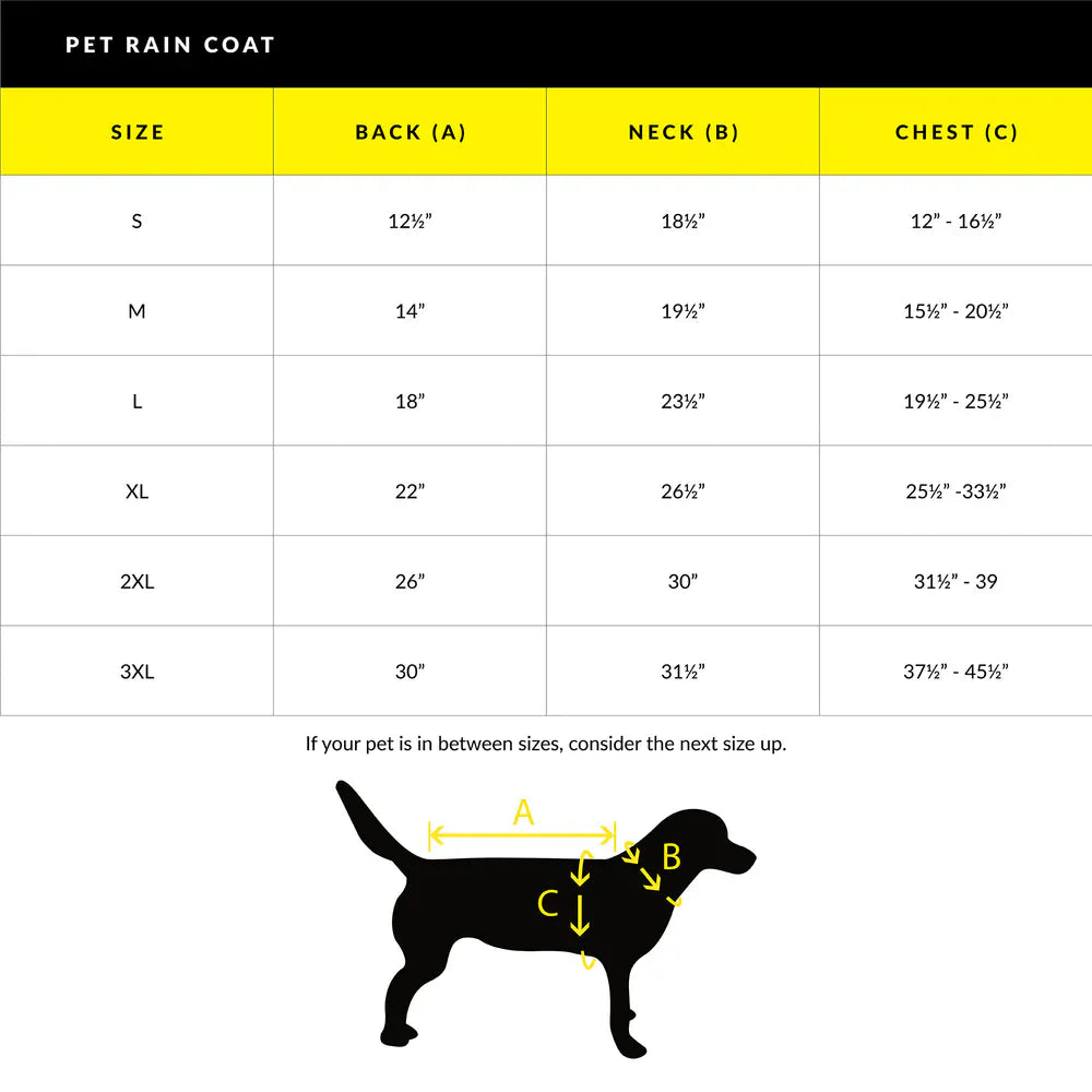 Body Glove Dog Rain Coat