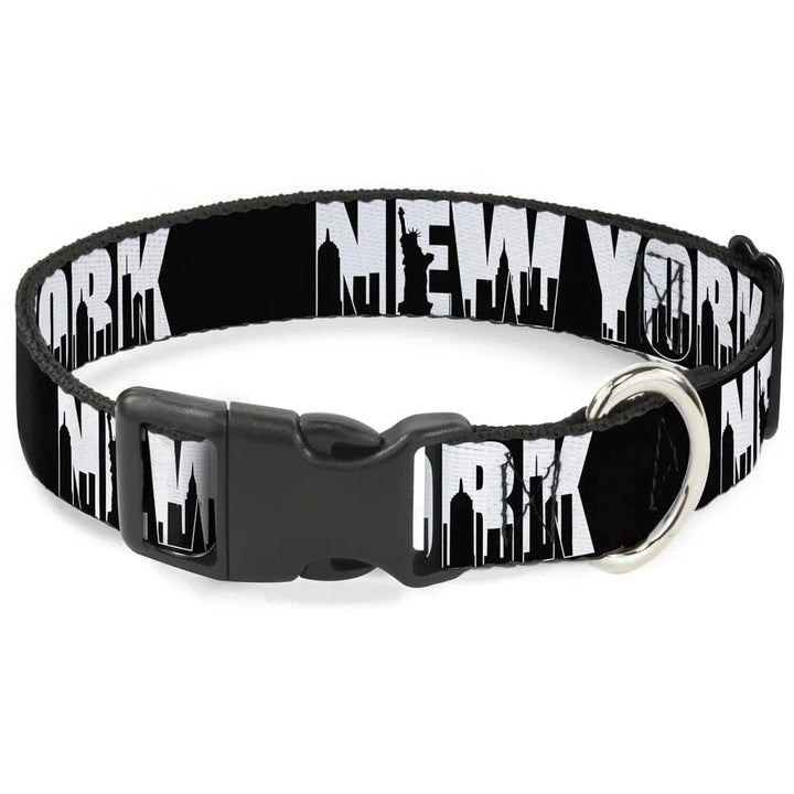 New York Skyline Dog Collar