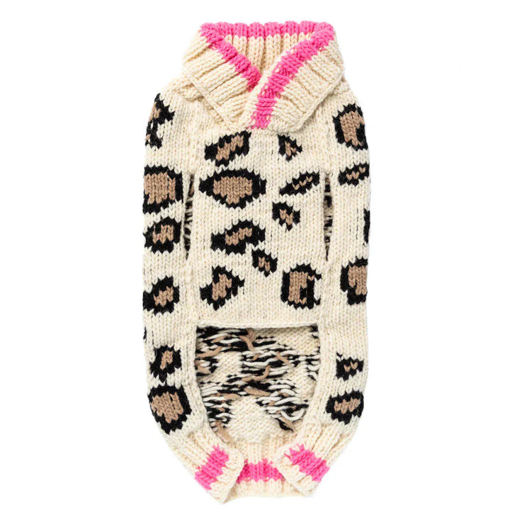 Classic Leopard Knit Dog Sweater