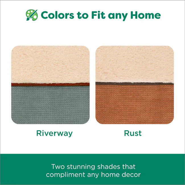 Modern Bolster Bed - 2 colors