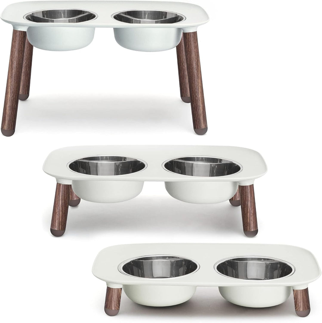 messy mut height adjust feeding station-one feeder for 3 heights
