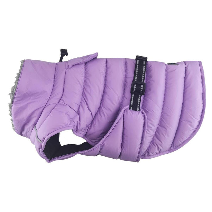 alpine extreme dog coat -plum