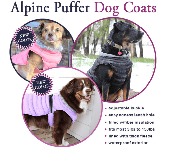 Alpine Puffer Coat - Black