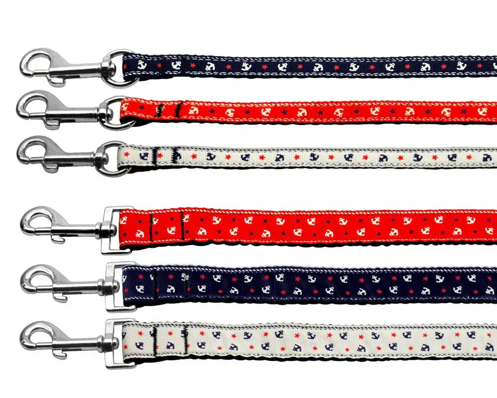 Anchors Nylon Collar and leash set