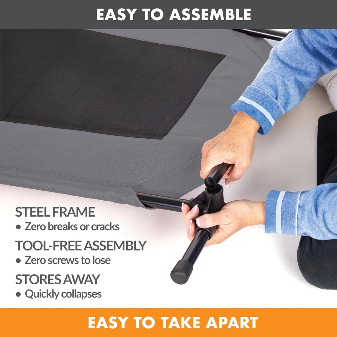 Large Pet Cot with Bolster