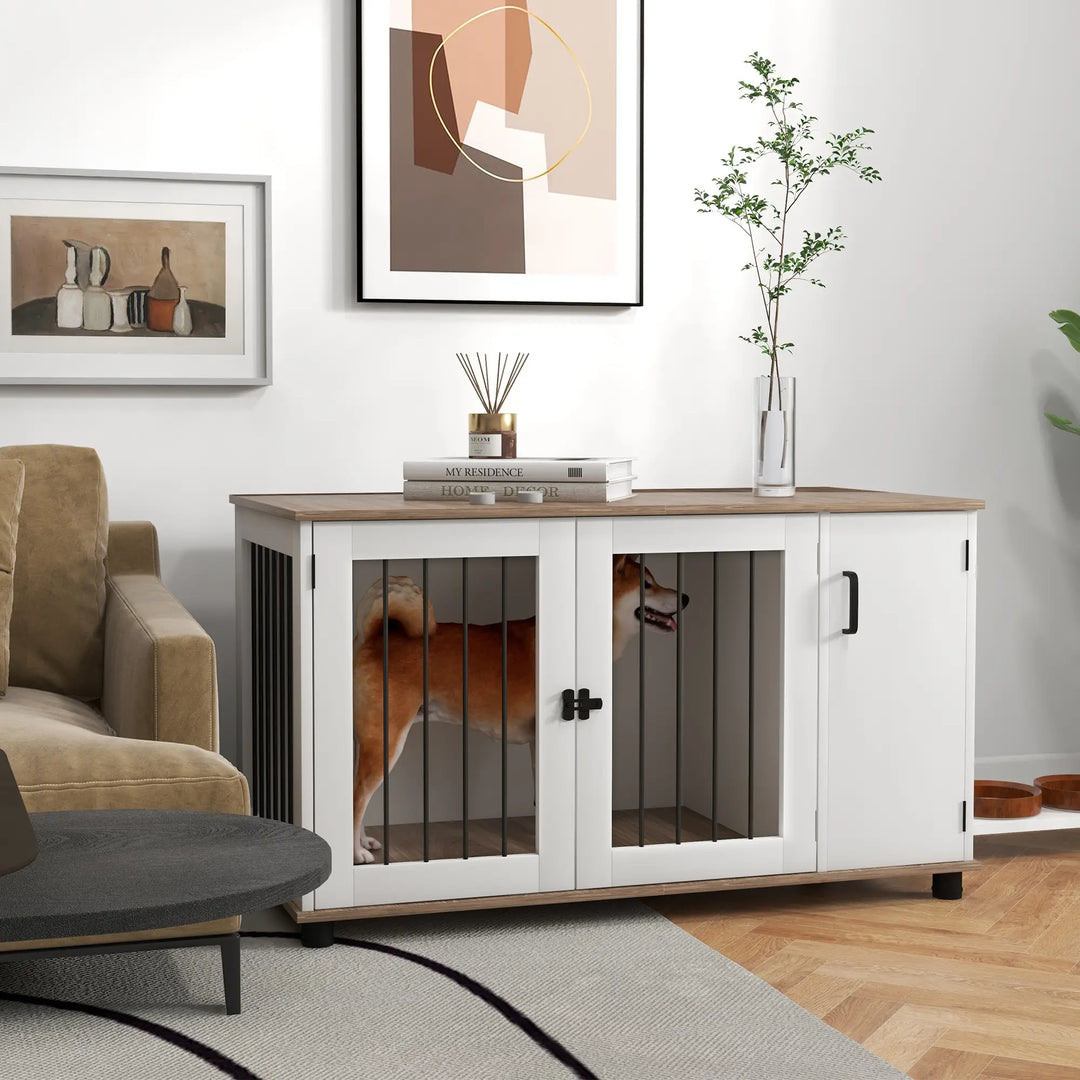 Fresh Style Dog Crate with storage