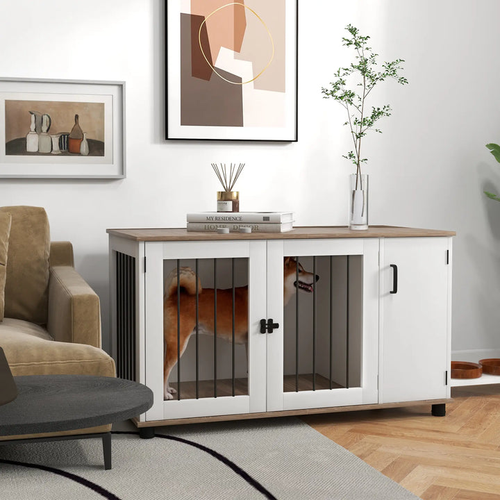 Fresh Style Dog Crate with storage