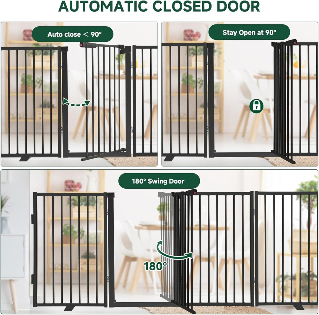 80 inch Wide Freestanding Pet Gate