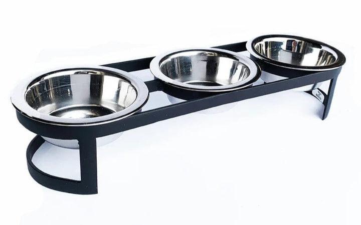 low-black-3-bowl-puppy-feeder