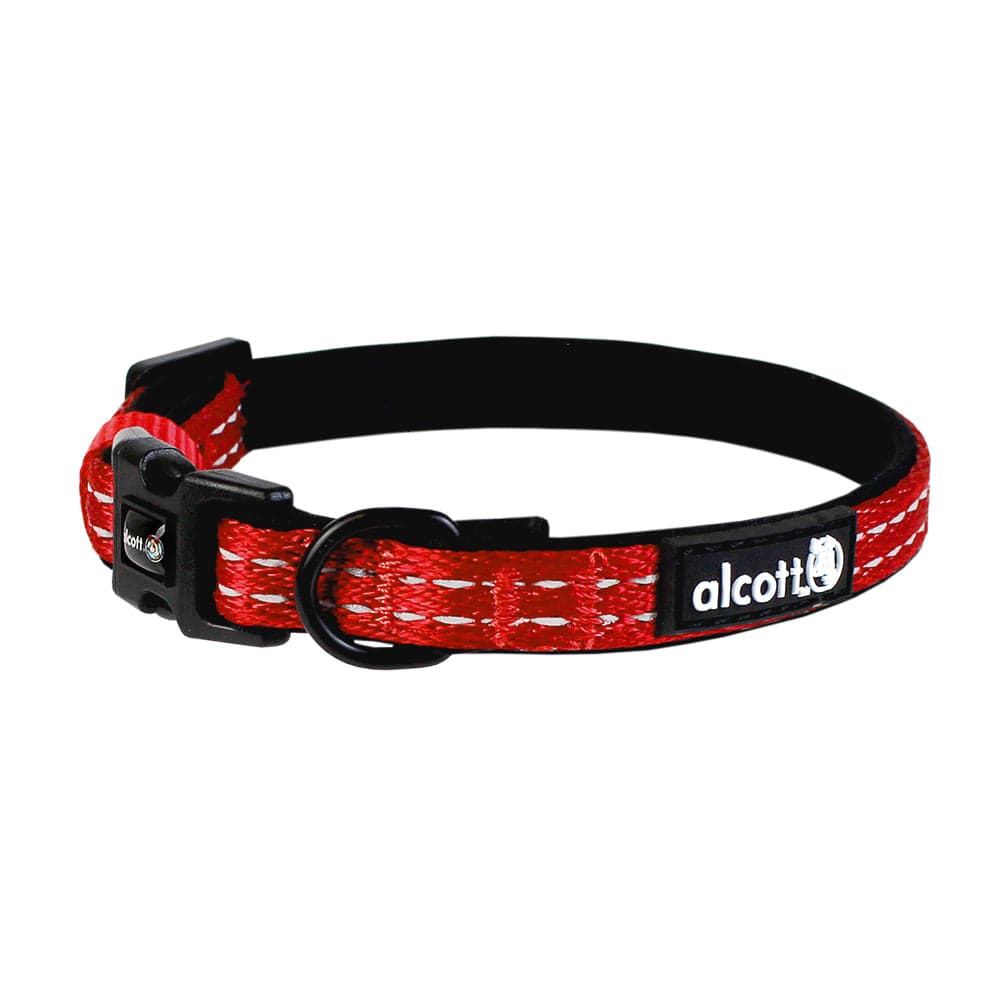 reflective red dog collar