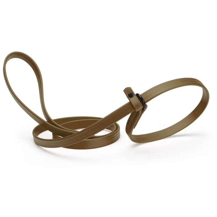 Metal Clasp Biothane Soft Collar - Coyote Brown