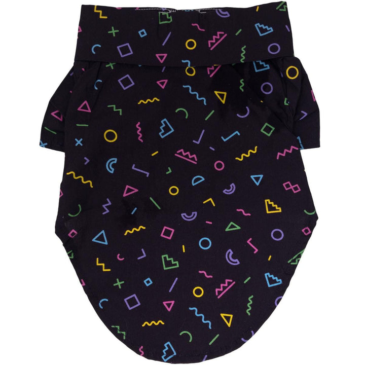 Cotton Summer Shirt For Dogs- geo design