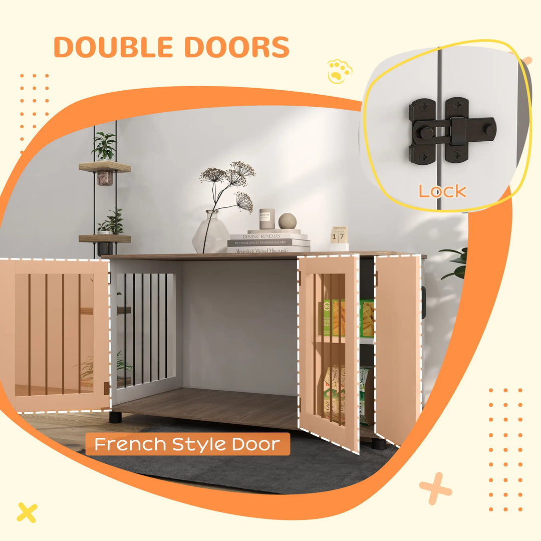 Fresh Style Dog Crate with storage