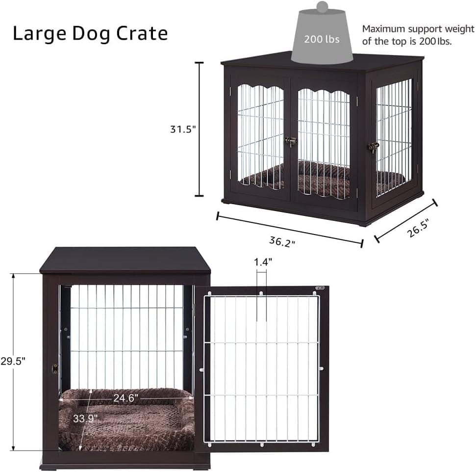 Jefferson 3 Door Crate Table - 2 colors
