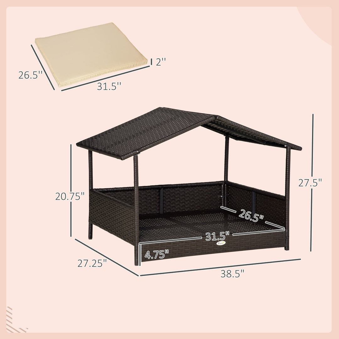 Gerard Outdoor Pet Bed with Canopy