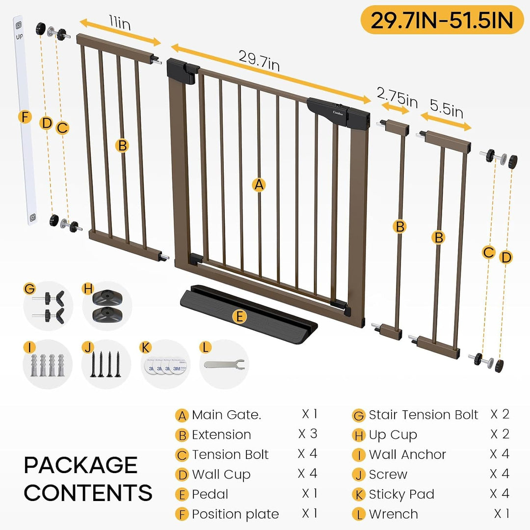 Choice Doorway Dog Gate - 3 colors